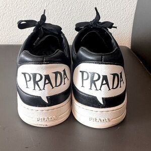 Prada Men’s Bubble Logo Sneakers – Bold & Stylish